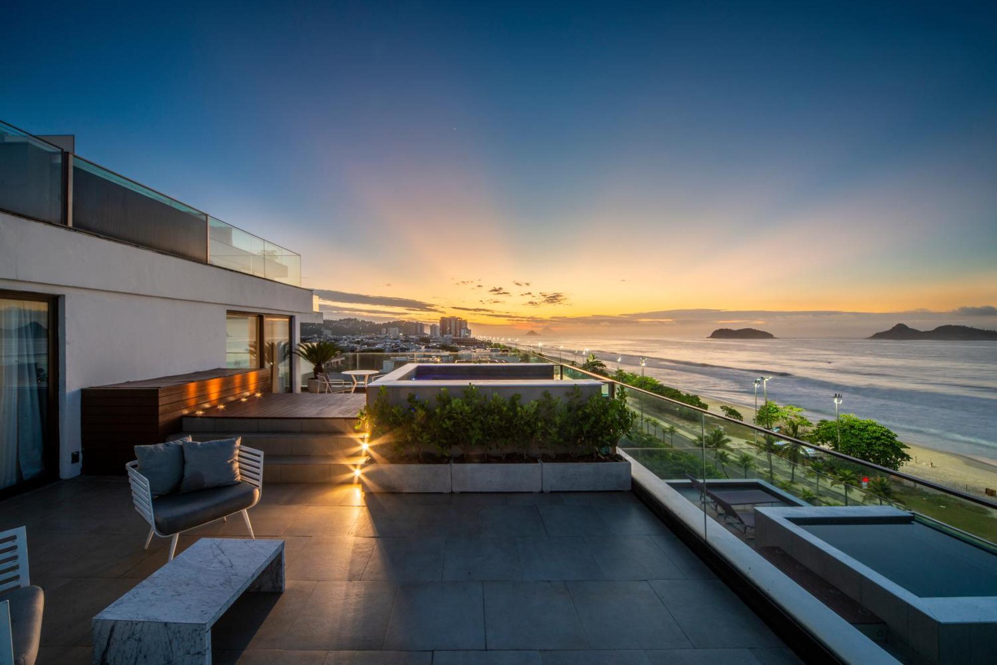 Lifestyle Laghetto Collection Hotel Rio de Janeiro Luaran gambar View from the rooftop